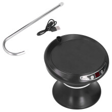 Pompa per bottiglia d'acqua USB ricaricabile 0.3-1.8L Nero