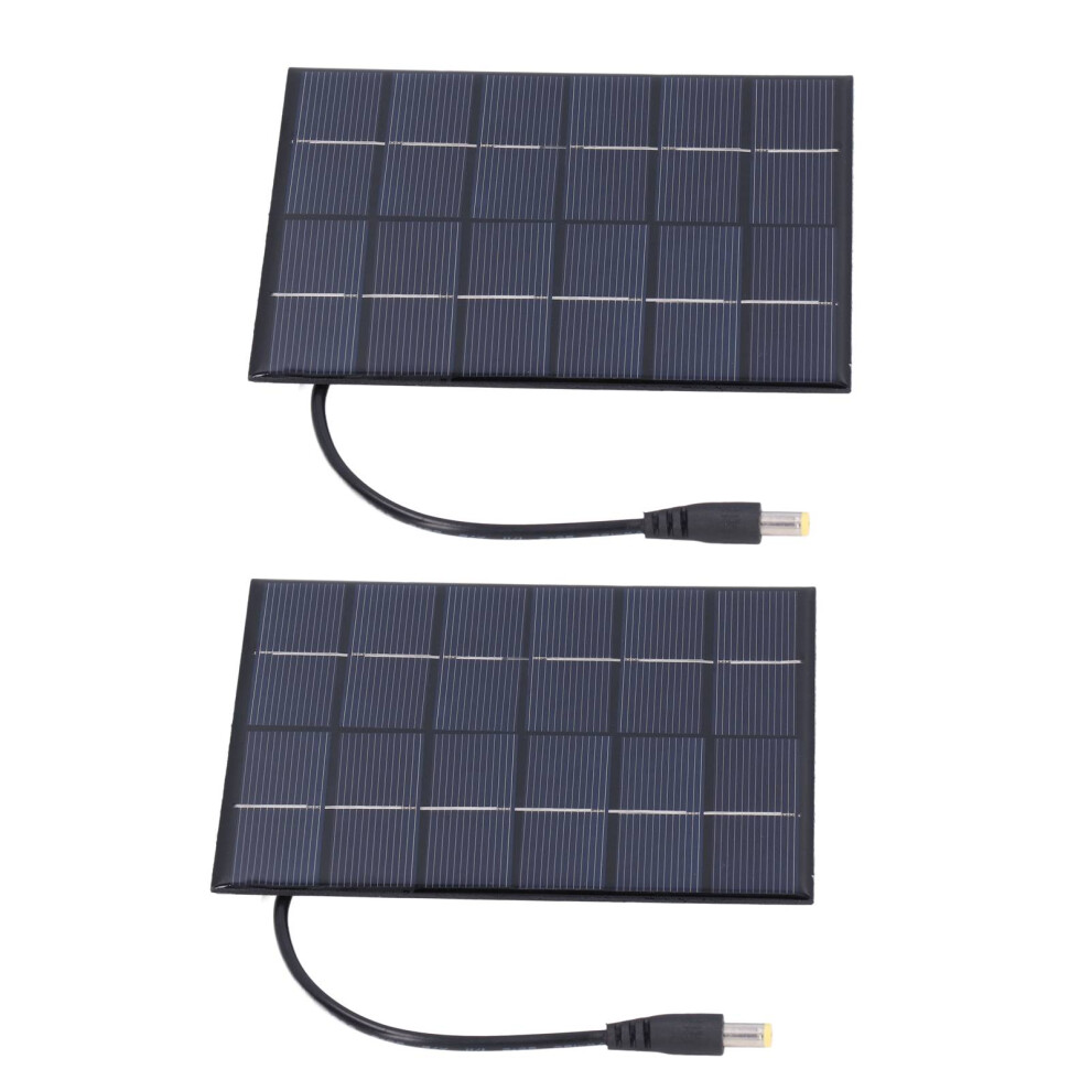 2Pcs 2W Solar Panels High Conversion Rate Dc5521 9469363621757
