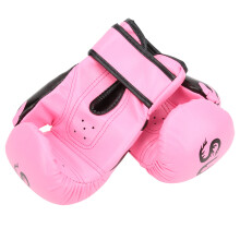2 Stück Kinder Boxhandschuhe Kinder-Handschutz für Kämpfe Striker Bagwork Outdoor-Sport Pink
