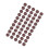 50 pezzi di perline in silicone da 6 mm per rig da carpa marrone 15