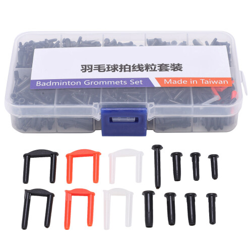 Set di occhielli per badminton, 67 g, 124  63  21 mm, nylon 1