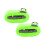 Sangle de bagage de voyage 90g réglable vert fluo 9