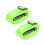 Sangle de bagage de voyage 90g réglable vert fluo 1