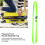 Sangle de bagage de voyage 90g réglable vert fluo 6