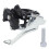 WAKE Deragliatore anteriore 110 x 80 mm Argento-Nero 2