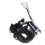 WAKE Deragliatore anteriore 110 x 80 mm Argento-Nero 6