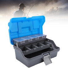 Tragetasche für Angelausrüstung Tragbarer ABS Dreischichtiger Angelsport-Aufbewahrungsbox mit ergonomischem Griff