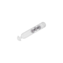 Tubo di inserimento per sonaglio 34 g 26,0 mm Bianco trasparente
