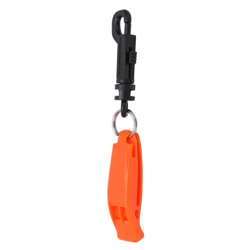 Sifflet d’urgence à double fréquence orange PP 1pc 1