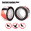 Ruban répulsif pour oiseaux 2-Pack 80m Rouge-Argent 8
