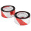 Nastro repellente per uccelli 2 pezzi 100 m Rosso e Argento 15