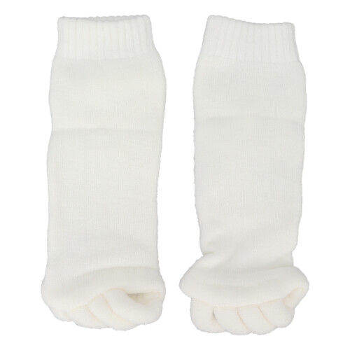 Chaussettes séparatrices des cinq orteils en polyester, taille moyenne. 1