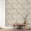 Muriva Cream Stone Effect Wallpaper Rustic Textured Silver Metallic 7