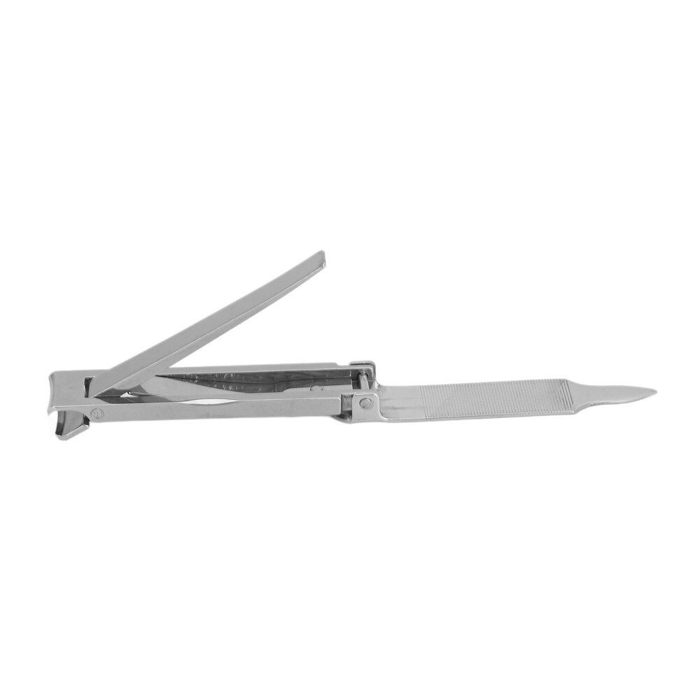 Stainless Steel Nail Clipper with Textured File