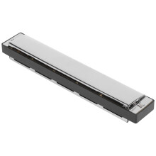 Harmonica diatonique en Ré à 24 trous argenté Boîte en ABS+Métal Chiffon