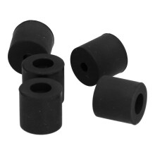 10 Stück Heizbetthalterungen Säulenkunststoff Silikon-Niveauausgleich-Stabilisator 3D-Drucker Heizbett Zubehör 16mm