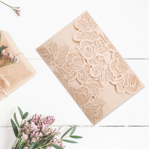 10Pcs European Style Wedding Invitations Cards 2