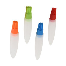 Silicone Oil Bottle Brush Set 4 Pieces BBQ Grill Brush Kitchen Tools Cleaning Bottles for Grill Accessories and Sauces