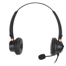 H600D-2.5 Cuffie cablate binaurali nere, 2.5mm
