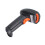 Handheld Barcode Scanner 360 Lesung Staubdicht Wasserdicht Wireless QR-Code USB-Leser (Schwarz Orange) 16