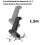 Handheld Barcode Scanner 360 Lesung Staubdicht Wasserdicht Wireless QR-Code USB-Leser (Schwarz Orange) 8