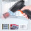 Handheld Barcode Scanner 360 Lesung Staubdicht Wasserdicht Wireless QR-Code USB-Leser (Schwarz Orange) 6
