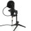 Microfono a condensatore con jack da 3,5 mm, nero, kit treppiede 10