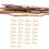 30 pièces de lettres en bois Love Script DIY, 5,5  3 cm 14