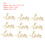 30 pièces de lettres en bois Love Script DIY, 5,5  3 cm 13