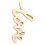 30 pièces de lettres en bois Love Script DIY, 5,5  3 cm 3