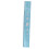 Set di quattro righelli in plastica, blu trasparente 5
