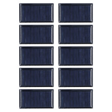 10pcs Small Solar Cell Weather Resistant DIY Solar