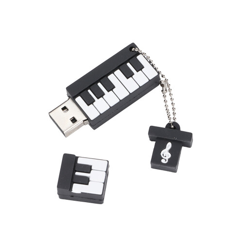 CR10033 32 Go USB 2.0 en aluminium noir/blanc 1