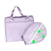 Tennis Racket Carry Bag, Multifunctional Badminton Bag, Professional Outdoor Sports Storage, Purple Color