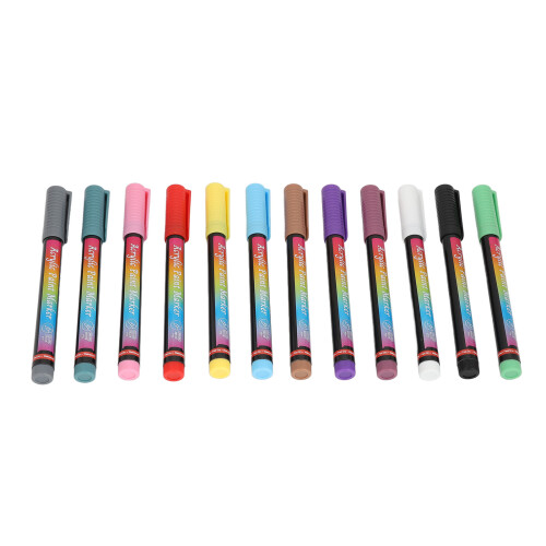 12PCS Nail Polish Pens Multiple Colors High 2
