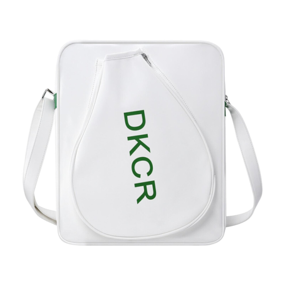 Badminton Bag with Adjustable Strap, Durable Travel Sports Tote for Outdoor Use, Beginner to Professional, White-image-OPC-PJR6KKM-NEW