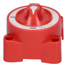 Interrupteur de batterie mini 350 A CC 12-48V rouge à 2 positions