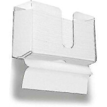 Acrylic Paper Towel Dispenser Wall Mount for Multi-fold Paper Towel,c-fold, Zfold, Tri Fold Hand Towel Holder Commercial