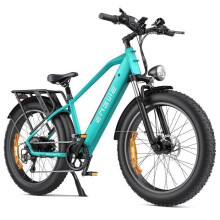Bicicleta elétrica ENGWE E26 Autonomia 140km Motor 250W Bateria 48V16Ah Amortecedor dianteiro Pneus de neve 26 polegadas VTC Fat bike azul