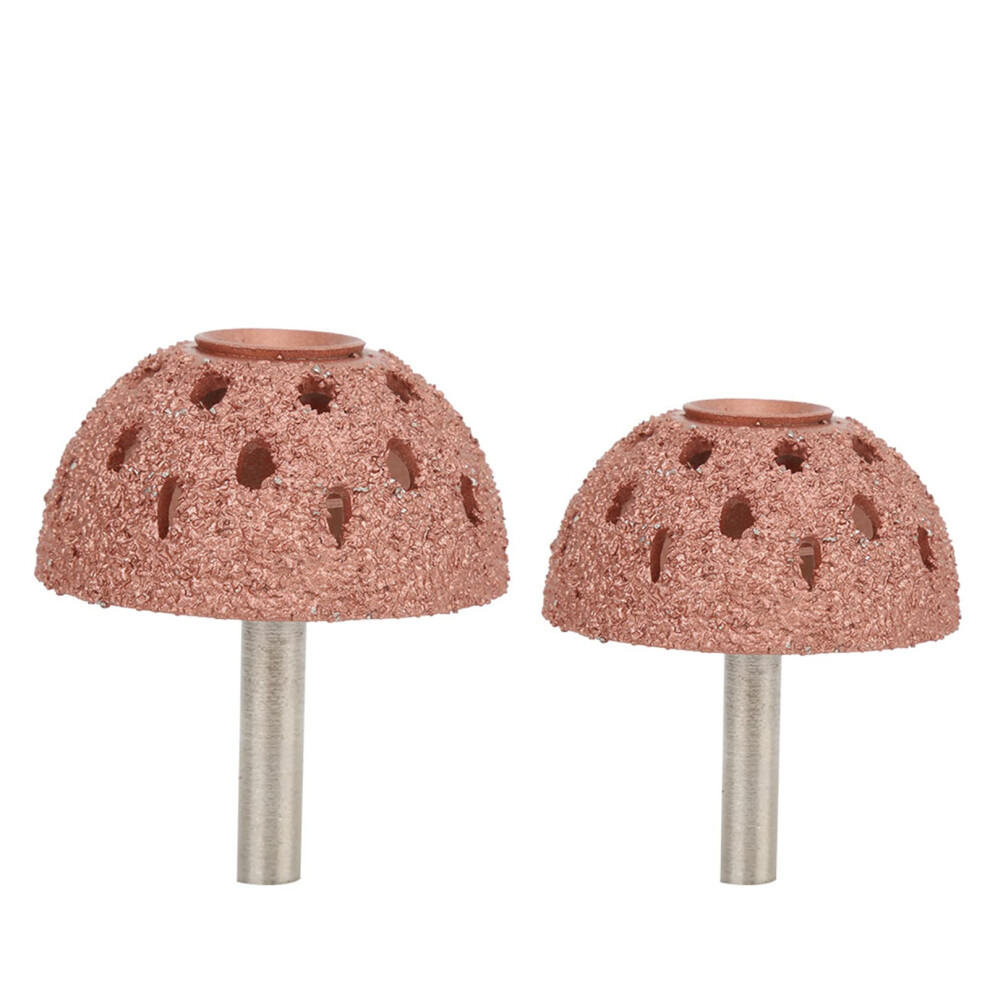 Tungsten Steel Buffing Wheel Set For Quick Tire Repair, Coarse Grinding Heads, 2 Pieces, Durable And Efficient 6482260772110