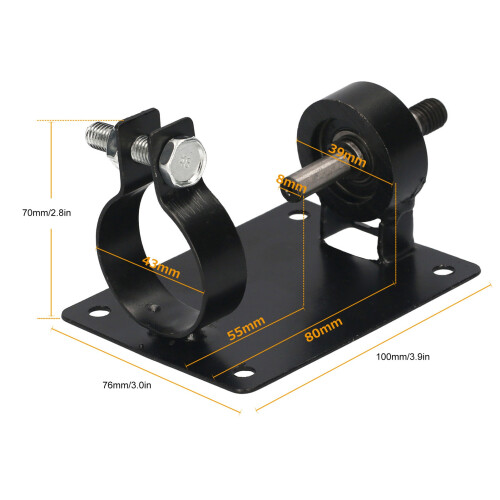 Support de coupe pour perceuse électrique de 10 mm, noir, 100  76 mm 1