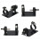 Support de coupe pour perceuse électrique de 10 mm, noir, 100  76 mm 8