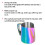 Pichet à lait à bec pointu de 350 ml, coloré. 3