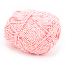 Filo di cotone per uncinetto rosa, 1 gomitolo, taglia unica