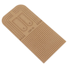 Acryl Vorlage DIY Transparent Schneidelineal Schablone Schneidewerkzeug mit Schutzschicht für Handarbeit
