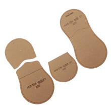 Gabarit en acrylique pour porte-monnaie, transparent