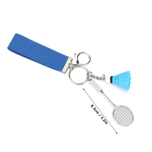 Porte-clés de badminton - 6 pièces par paquet - Multicolore 2