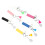 Porte-clés de badminton - 6 pièces par paquet - Multicolore 14