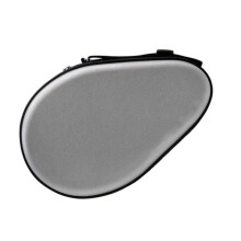 Table Tennis Racket Bag Pumpkin Shape Waterproof with Silver Zipper for Standard Table Tennis Racket