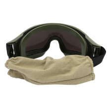 Schießbrille Paintball Ski Staub- und Nebelabweichende Augenschutzbrille (Armeegrün)